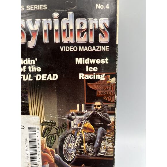 Easyriders Video Magazine VHS -Episode #4 A Hard Ridin Roadie M Forbes Last Ride - Picture 3 of 9